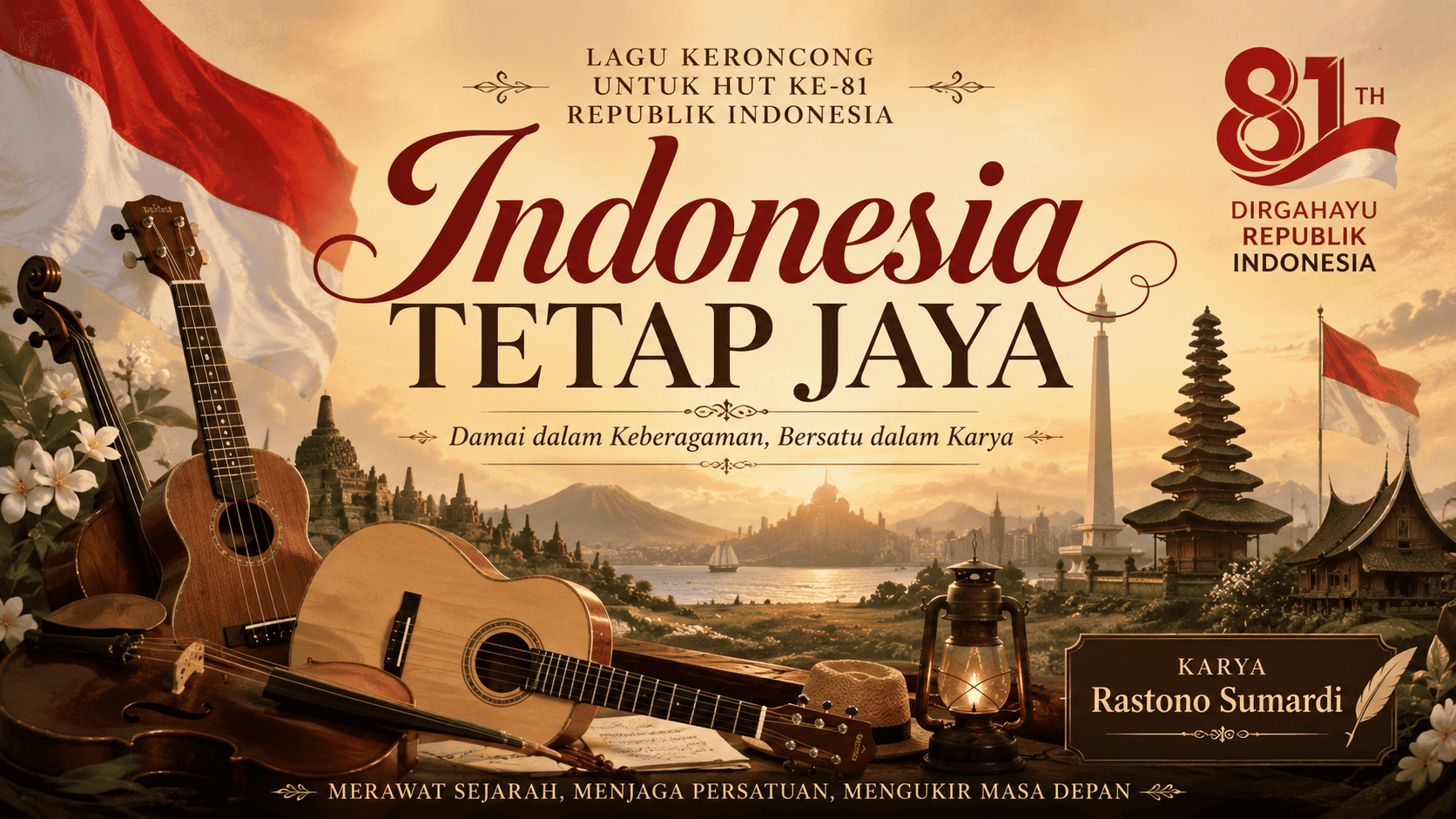 LAGU KERONCONG - INDONESIA TETAP JAYA
