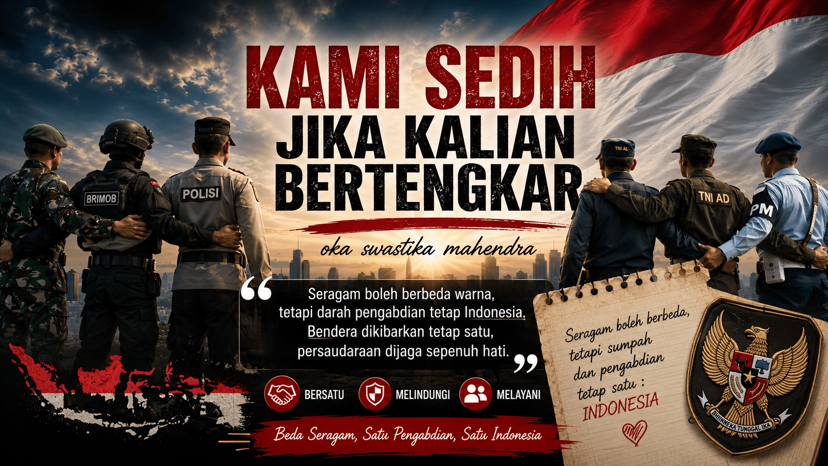 KAMI SEDIH JIKA KALIAN BERTENGKAR