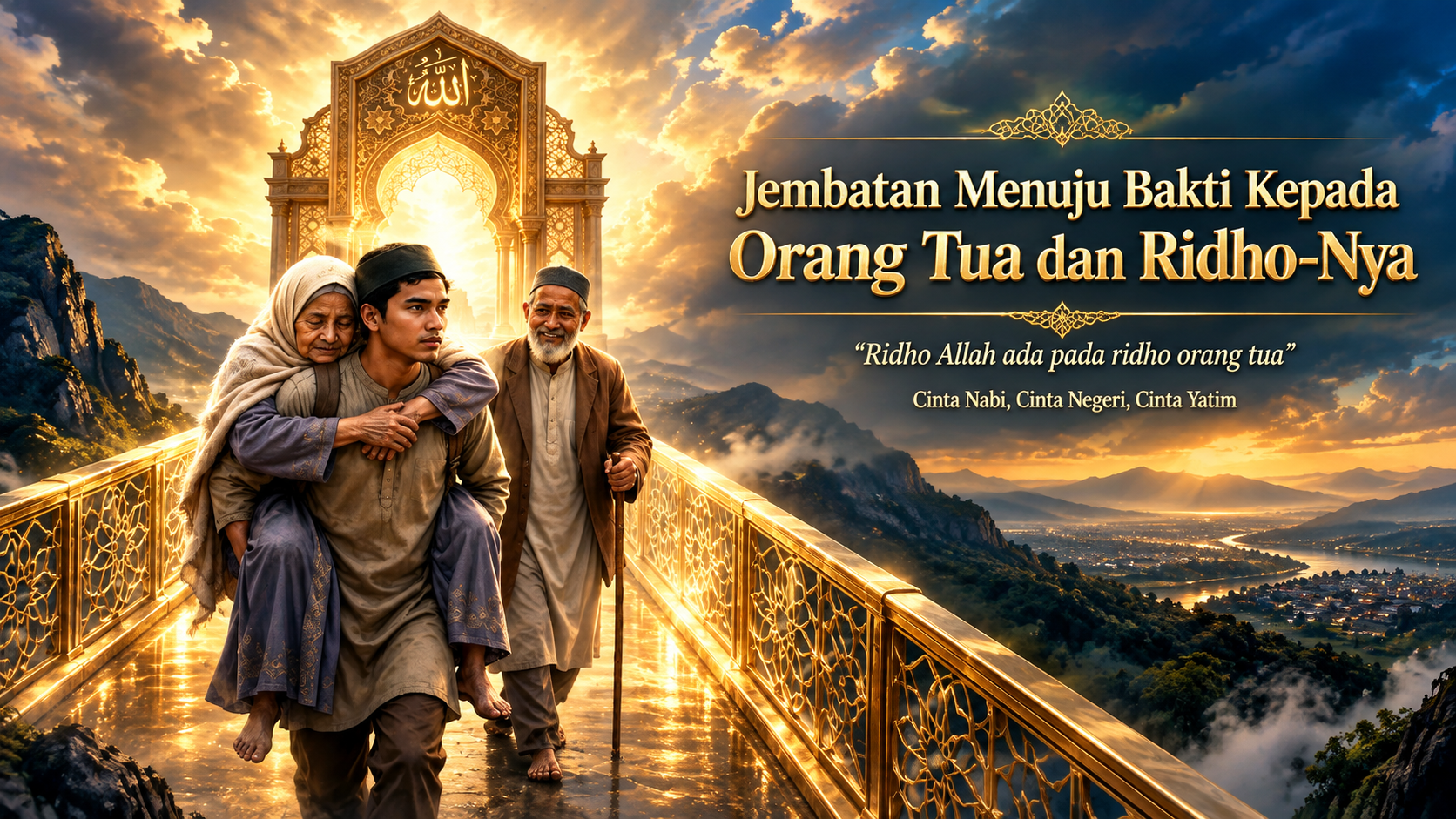 JEMBATAN MENUJU BAKTI KEPADA ORANG TUA DAN RIDHO-NYA