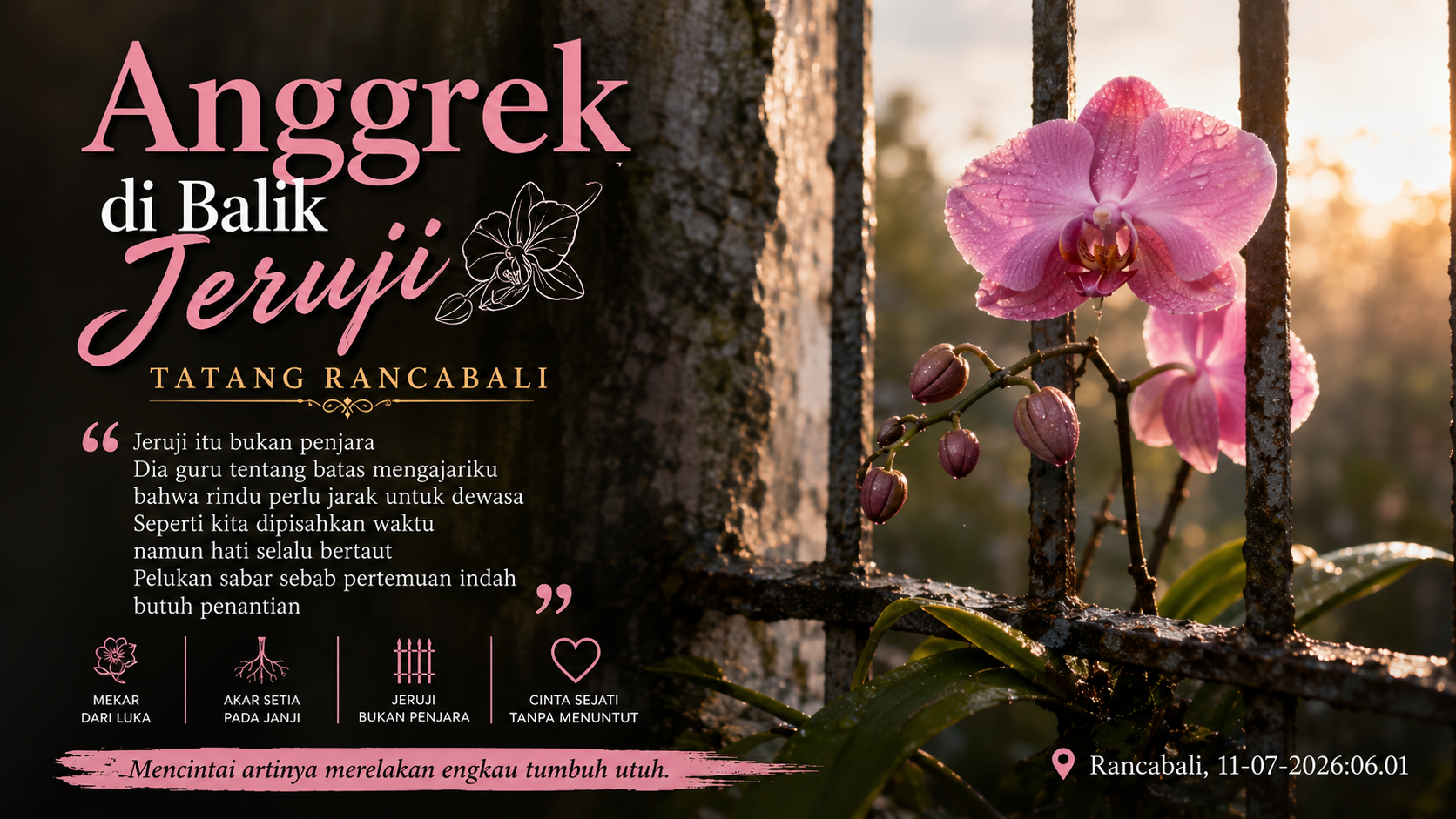 Anggrek di Balik Jeruji
