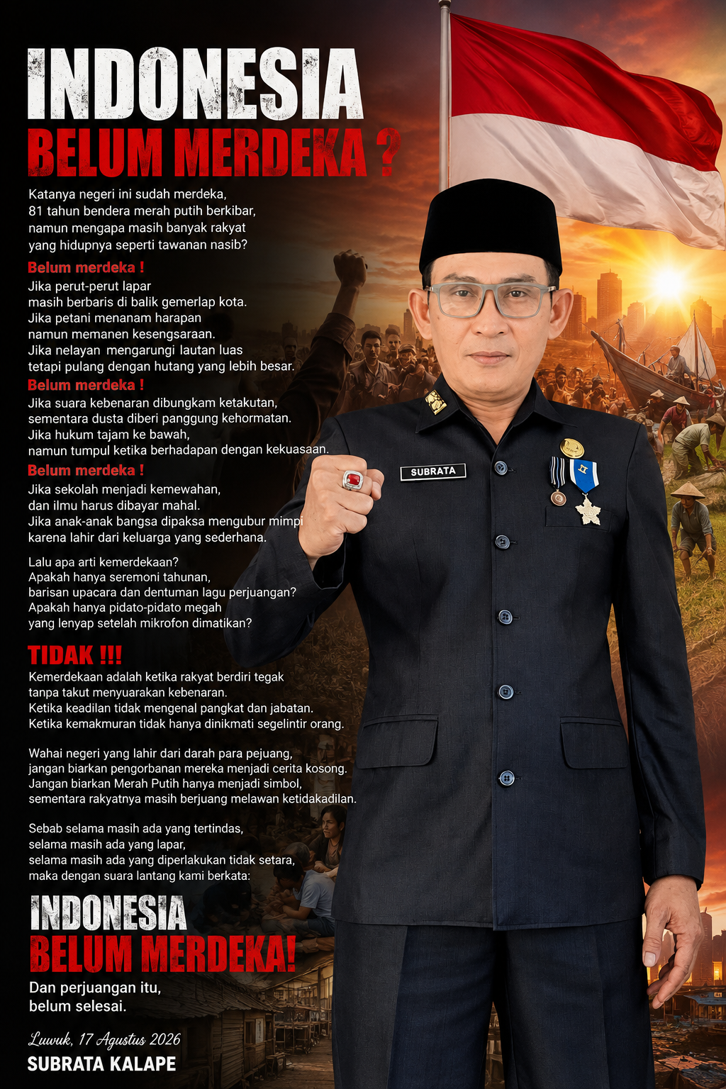 INDONESIA BELUM MERDEKA ?