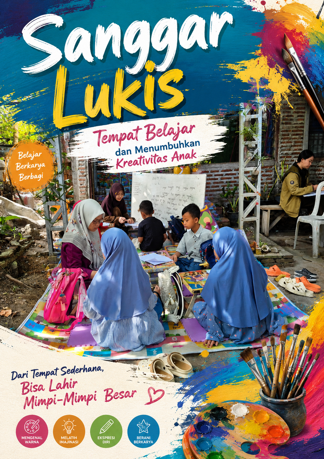 Sanggar Lukis, Ruang Belajar dan Bertumbuh Hyuga Alfarabi Nasri