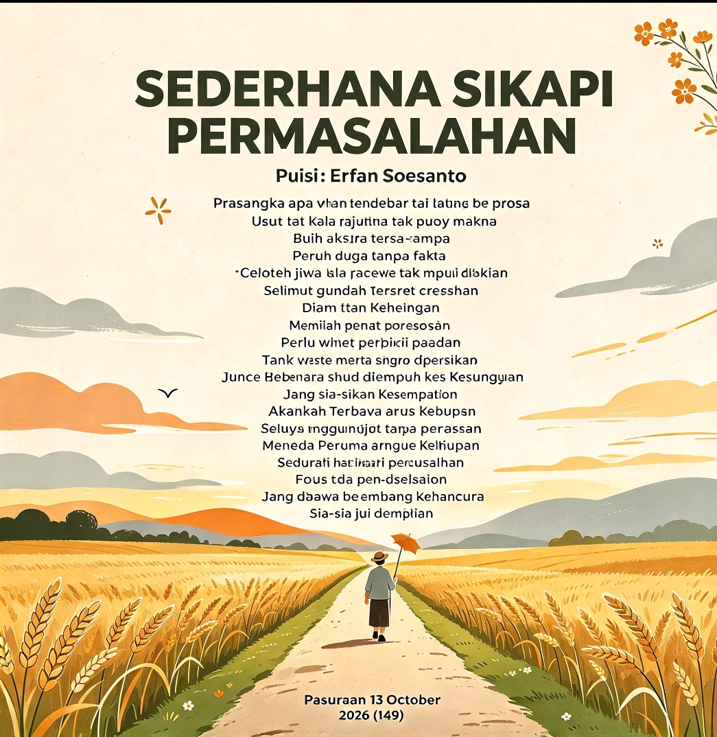 SEDERHANA SIKAPI PERMASALAHAN